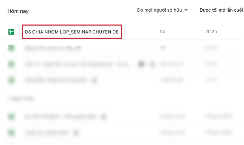 Tệp Excel đã được tải lên và có thể điều chỉnh từ bây giờ